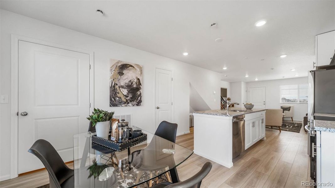 Furnished interior view inside a new home in , Commerce City (Image 31).