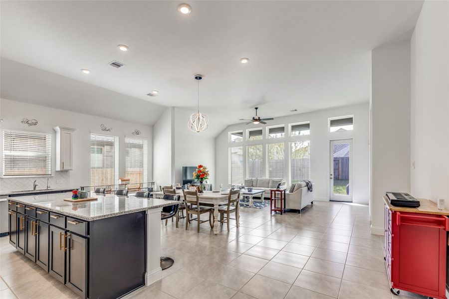 Furnished interior view inside a new home in Mavera, Conroe (Image 7).
