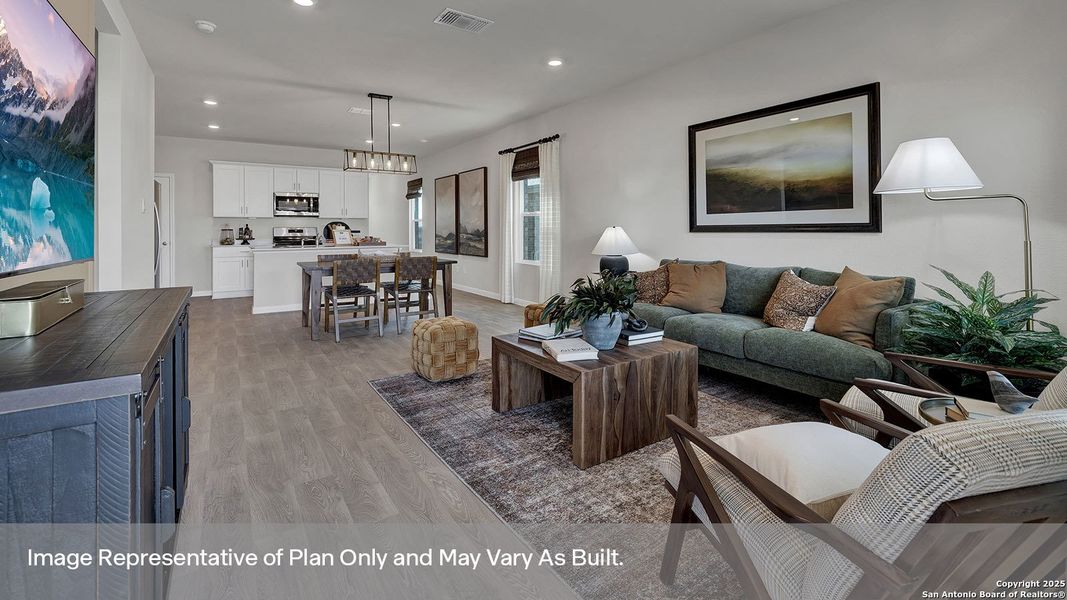 Furnished interior view inside a new home in Whisper South, San Marcos (Image 13).