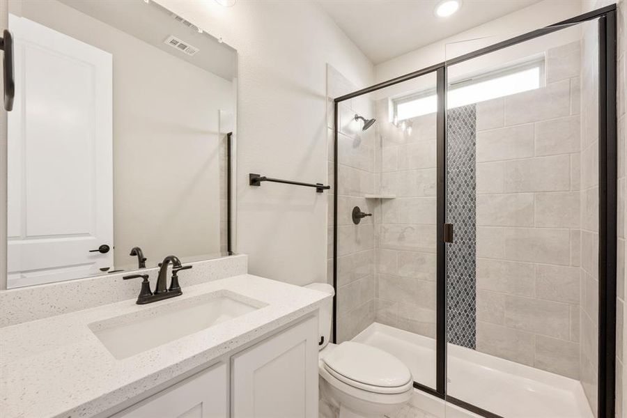 Furnished interior view inside a new home in Creekview Meadows, Pilot Point (Image 9). Furnished interior view inside a new home in Creekview Meadows, Pilot Point (Image 9).