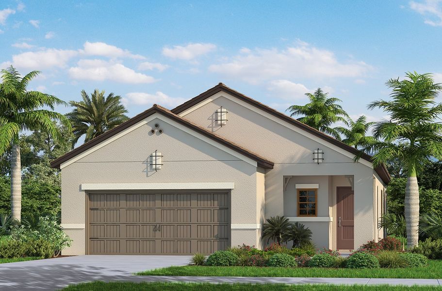 Representative exterior photo of a completed home built from the Valiant by Neal Communities in Vicenza, Venice, FL (Image 7).