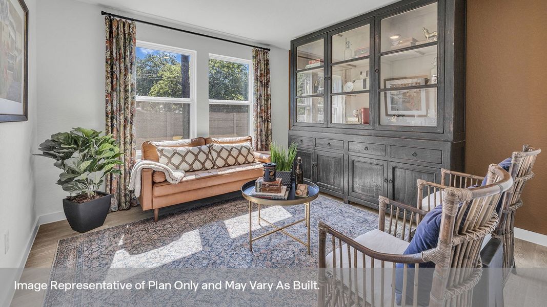 Representative furnished interior of a home built from the The Irving by D.R. Horton in Sonoma Oaks, Fredericksburg (Image 33). Representative furnished interior of a home built from the The Irving by D.R. Horton in Sonoma Oaks, Fredericksburg (Image 33).