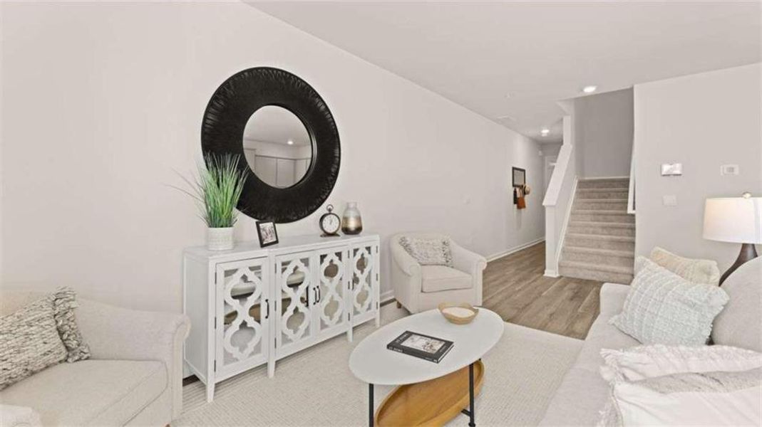 Furnished interior view inside a new home in Echo Glen, Stockbridge (Image 42).