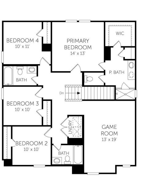 2nd Floorplan – Representative Photo