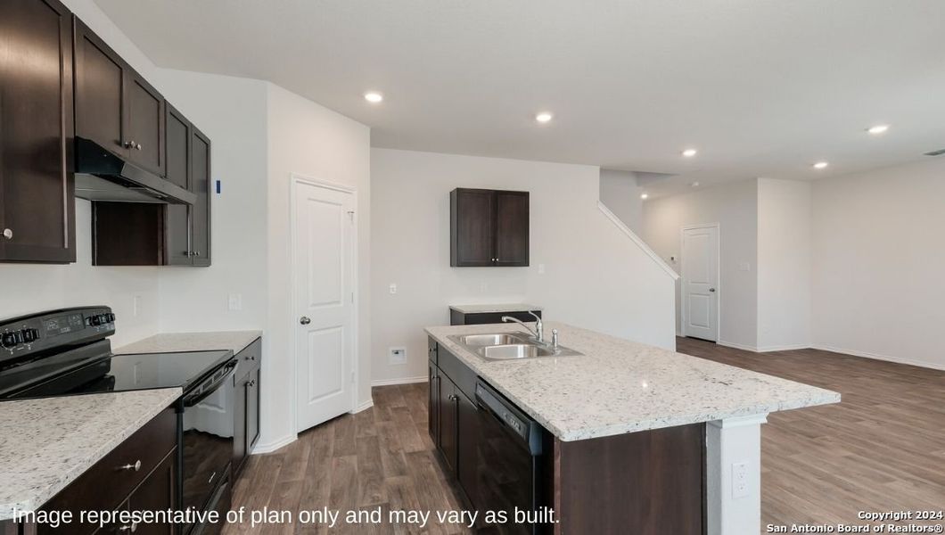 Furnished interior view inside a new home in Langdon, San Antonio (Image 8).