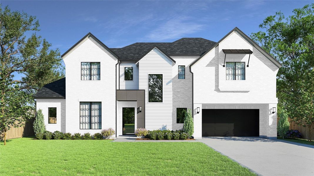 Rendering of a previous Cunningham home that is of similar design.