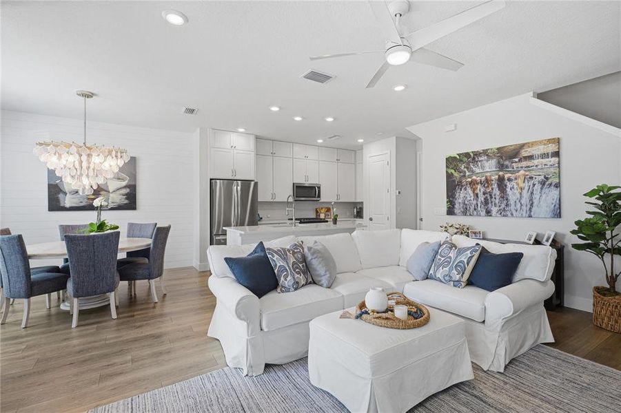 Furnished interior view inside a new home in , Sarasota (Image 14).