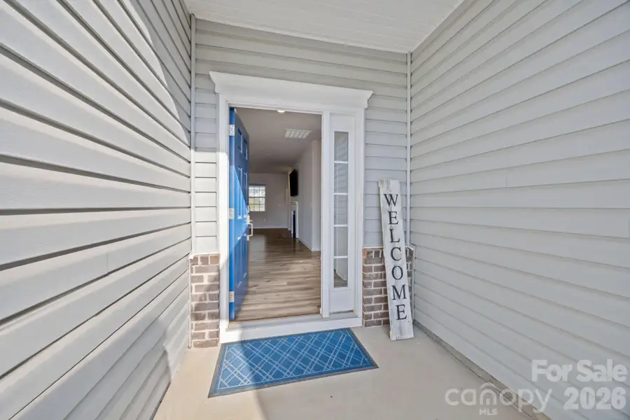 Welcoming covered entry!