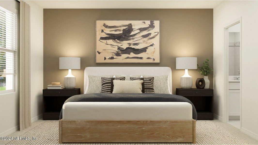 Furnished interior view inside a new home in Holstein Crossing, Green Cove Springs (Image 15). Furnished interior view inside a new home in Holstein Crossing, Green Cove Springs (Image 15).