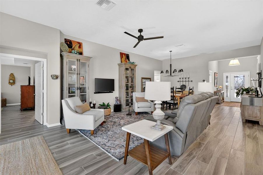 Furnished interior view inside a new home in , The Villages (Image 13). Furnished interior view inside a new home in , The Villages (Image 13).