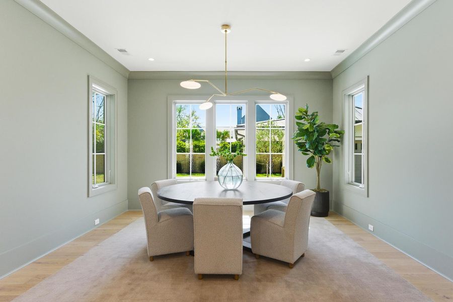 Furnished interior view inside a new home in , Mount Pleasant (Image 53).