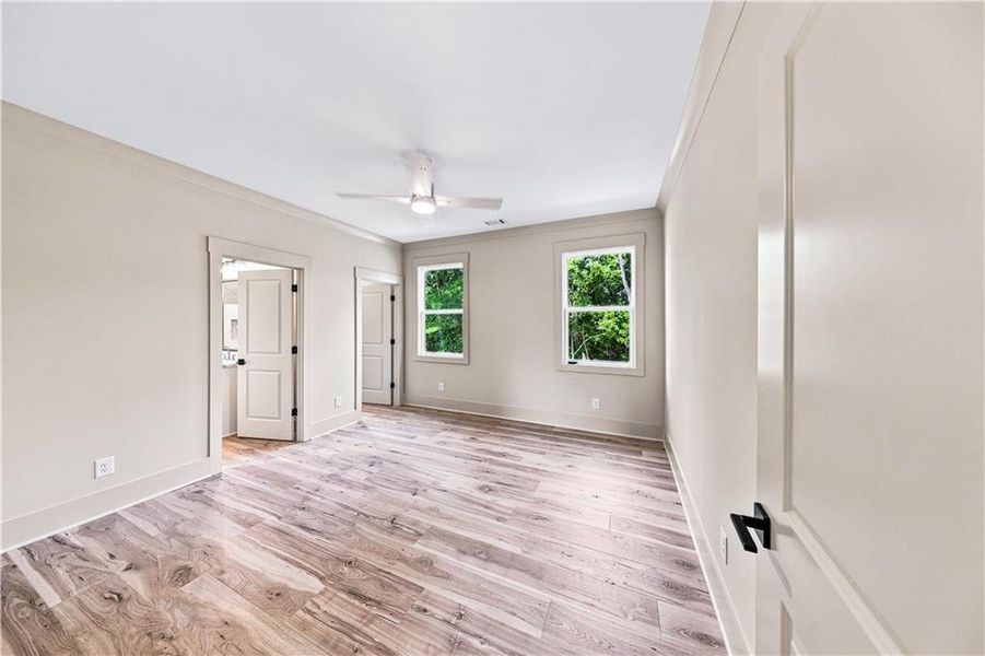 Spacious, unfurnished interior of a new home in , Flowery Branch (Image 21). Spacious, unfurnished interior of a new home in , Flowery Branch (Image 21).