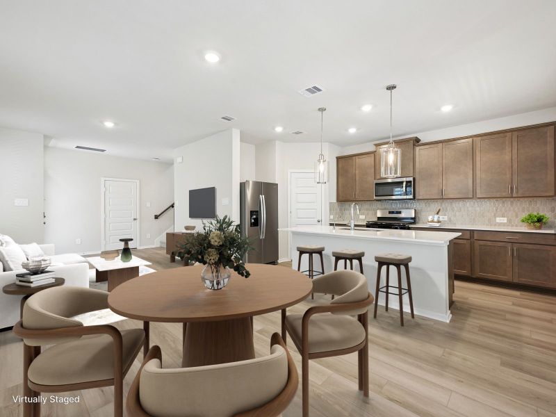 Furnished interior view inside a new home in Pinewood Trails - City Series, Atascocita (Image 5).
