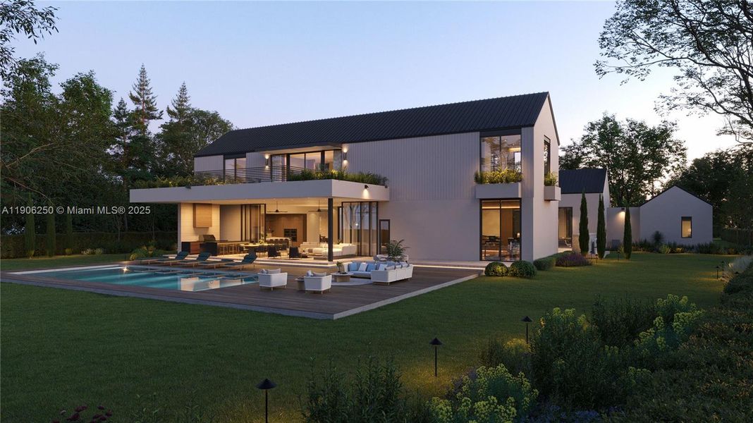 Exterior details and patio area of a home in , Pinecrest (Image 15).