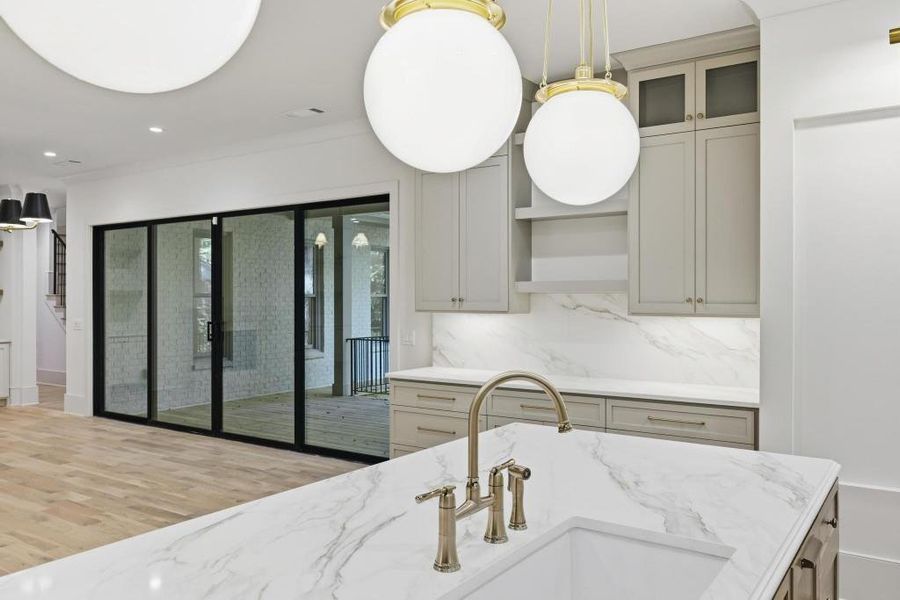 Furnished interior view inside a new home in , Atlanta (Image 9). Furnished interior view inside a new home in , Atlanta (Image 9).