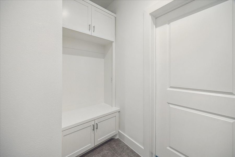 Mud Area on the First Floor. Mud Area on the First Floor.