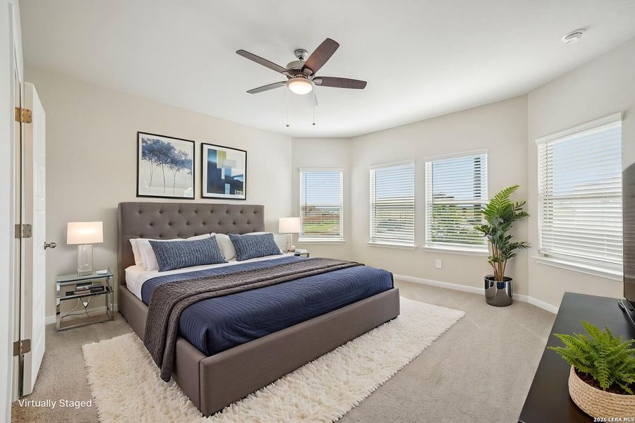 Furnished interior view inside a new home in Arcadia Ridge - Premier Series, San Antonio (Image 21).