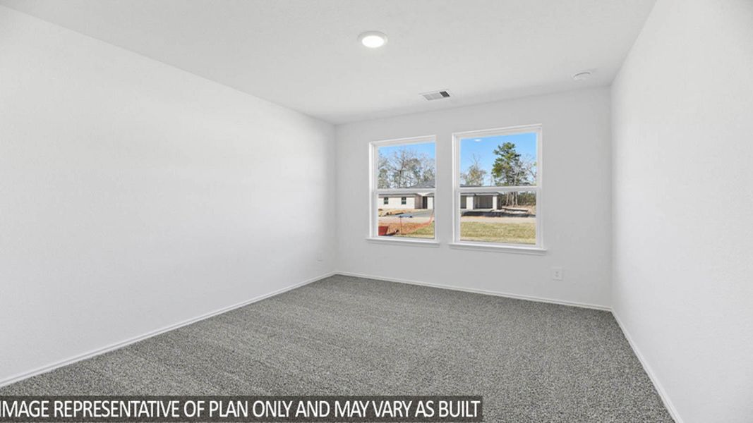 Spacious, unfurnished interior of a new home in Williams Reserve East, Conroe (Image 15).