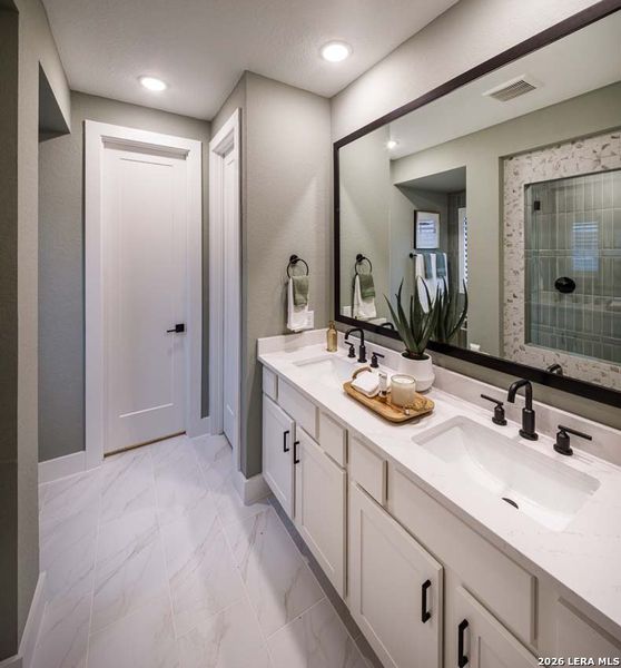 Furnished interior view inside a new home in Alsatian Oaks, Castroville (Image 8).
