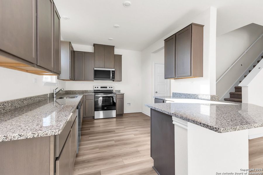 Furnished interior view inside a new home in Knox Ridge, Converse (Image 6).