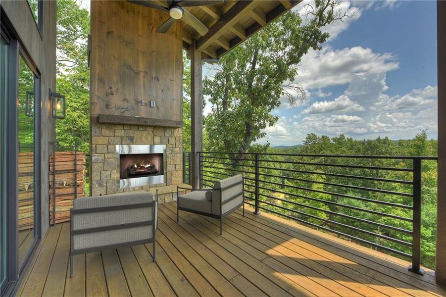 Exterior details and patio area of a home in , Morganton (Image 30).