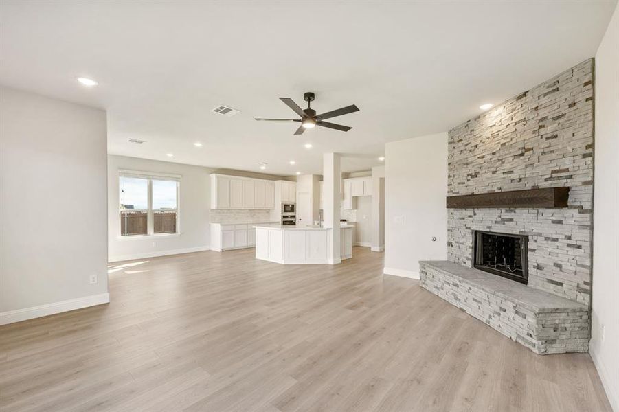 Spacious, unfurnished interior of a new home in Meadow Vista 60-65, Anna (Image 29). Spacious, unfurnished interior of a new home in Meadow Vista 60-65, Anna (Image 29).