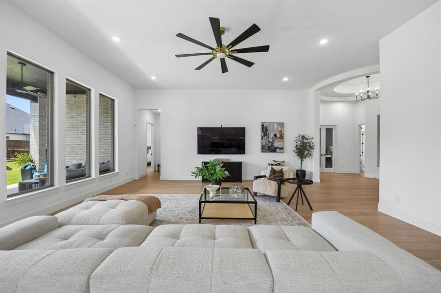 Furnished interior view inside a new home in , Prosper (Image 7).