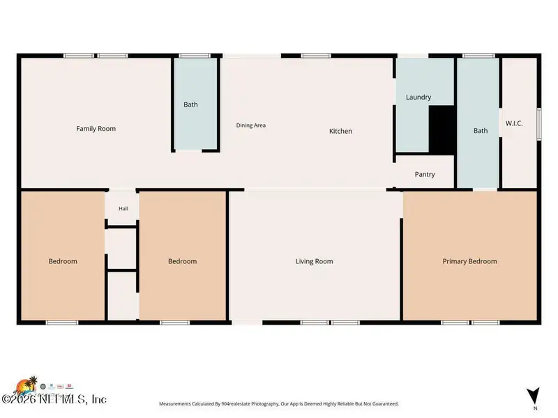 2D floor plan layout of this home in , Callahan, FL (Image 3).