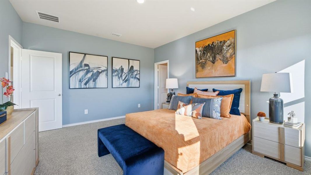 Furnished interior view inside a new home in Hickory Grove, Krum (Image 13).