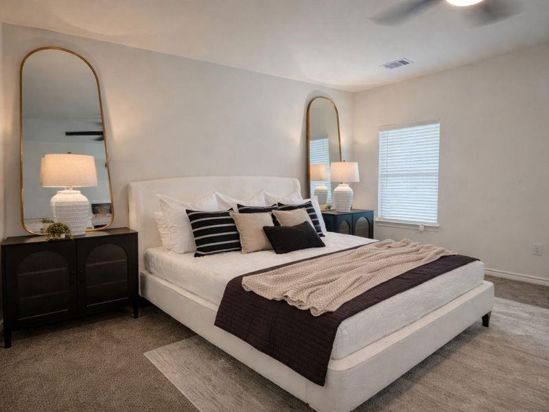 Furnished interior view inside a new home in Frontier Lakes, Willis (Image 4).