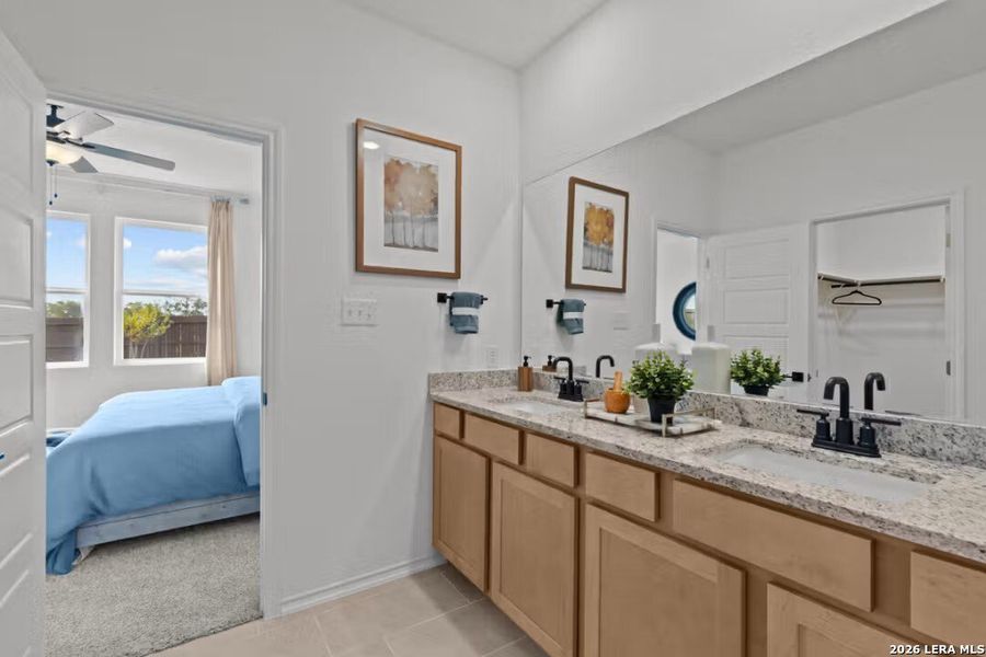 Furnished interior view inside a new home in Horizon Pointe, Converse (Image 18).