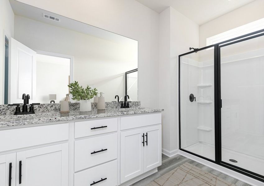 Representative furnished interior of a home built from the Savannah by LGI Homes in Lake Preserve at Jackson Trail, Hoschton (Image 8).