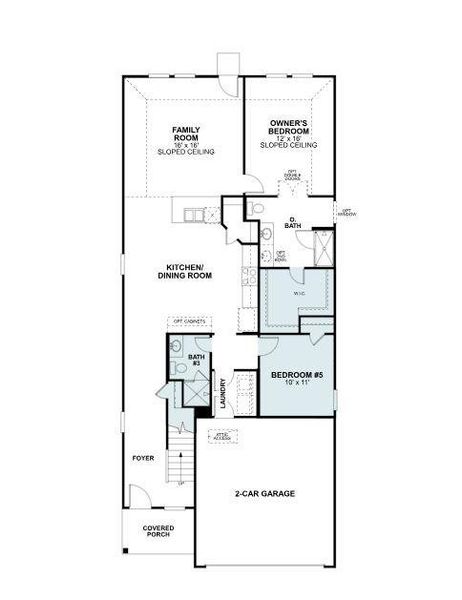 2D floor plan layout of this home in Cool Water, Jarrell, TX (Image 4). 2D floor plan layout of this home in Cool Water, Jarrell, TX (Image 4).