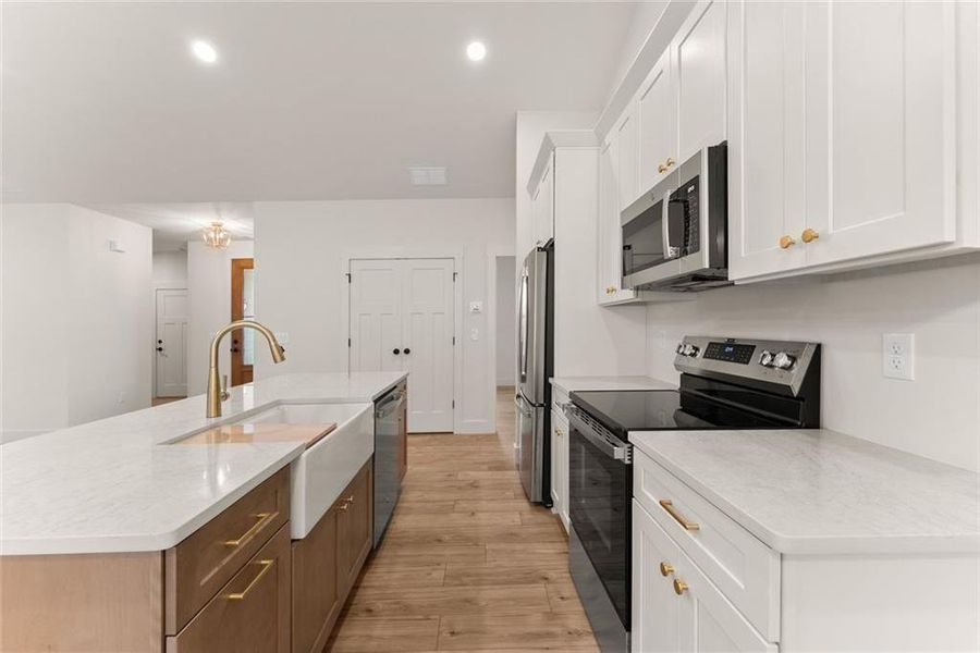 Furnished interior view inside a new home in , Cleveland (Image 8). Furnished interior view inside a new home in , Cleveland (Image 8).