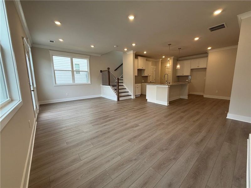 Spacious, unfurnished interior of a new home in The Towns at Auburn Station West, Auburn (Image 18).