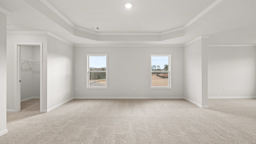 Spacious, unfurnished interior of a new home in Thalley Creek Estates, Cumming (Image 25). Spacious, unfurnished interior of a new home in Thalley Creek Estates, Cumming (Image 25).