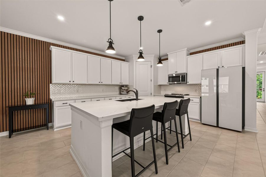 Furnished interior view inside a new home in , Houston (Image 5).