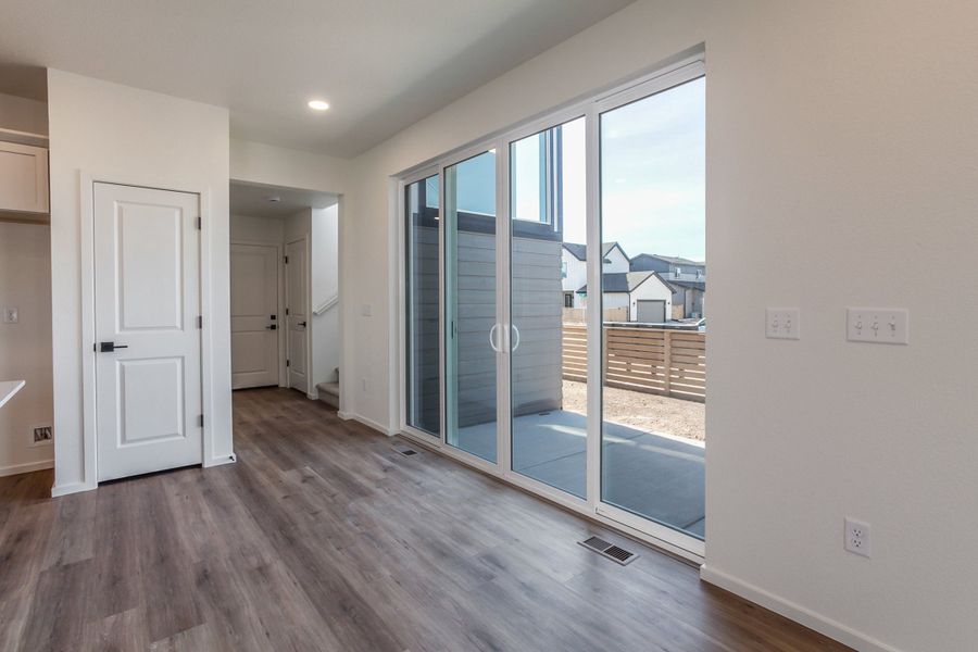Spacious, unfurnished interior of a new home in Trailside, Timnath (Image 39). Spacious, unfurnished interior of a new home in Trailside, Timnath (Image 39).