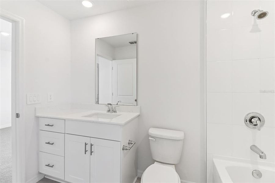 Furnished interior view inside a new home in The Reserve at Hammock Oaks Townes, Lady Lake (Image 12).