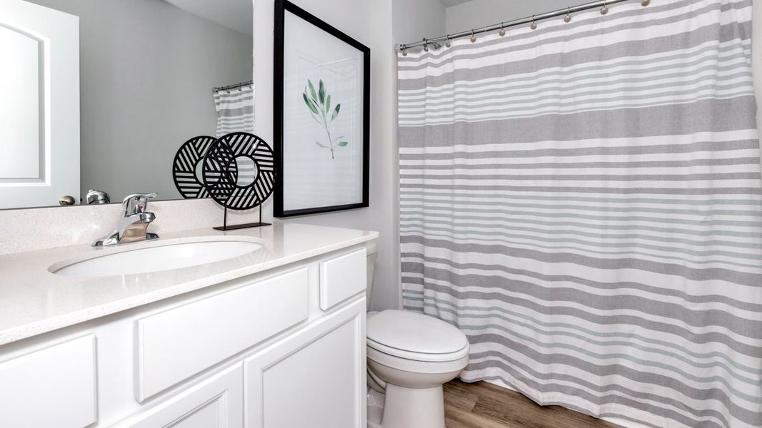 Representative furnished interior of a home built from the Lakeside by D.R. Horton in Bailey Park, Fayetteville (Image 30).