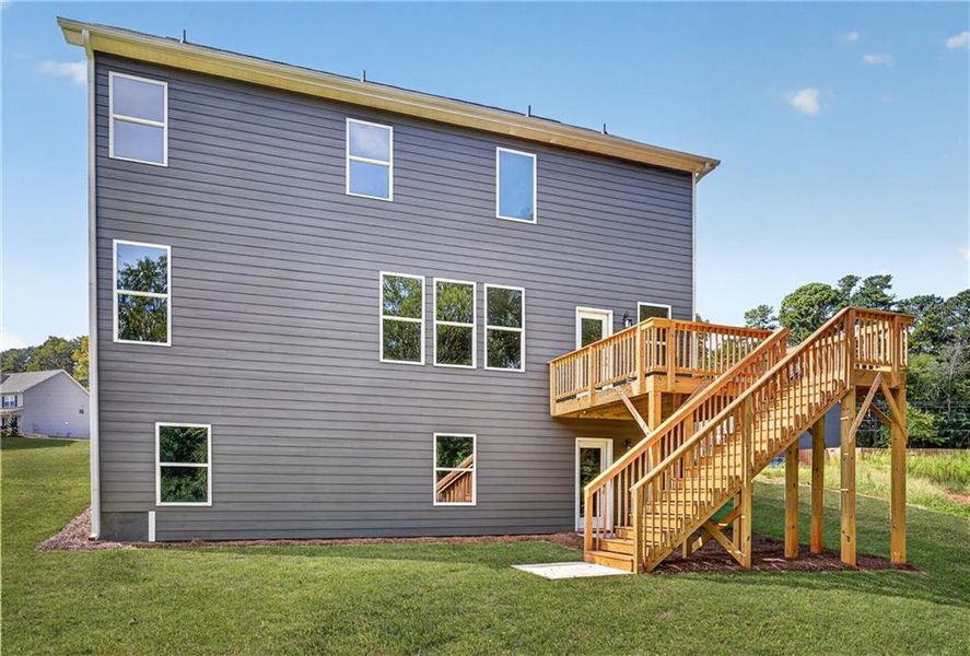 Exterior details and patio area of a home in Austin Ridge, Commerce (Image 18).