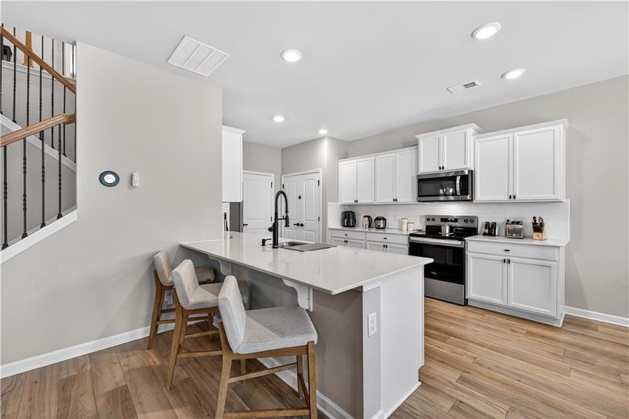 Furnished interior view inside a new home in , Conley (Image 24).