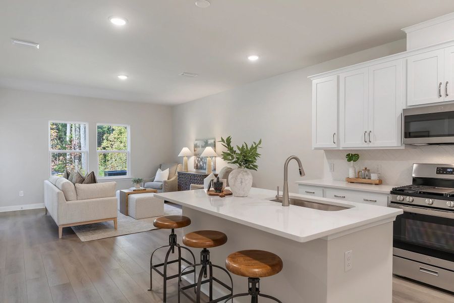 Furnished interior view inside a new home in Hammock Walk at Nexton, Summerville (Image 5).