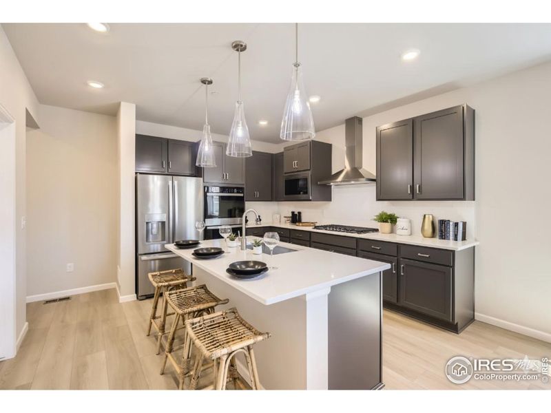Furnished interior view inside a new home in Waterfield - Single Family Homes, Fort Collins (Image 10).