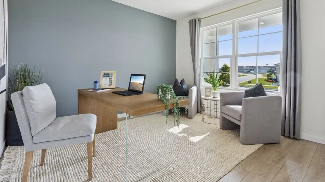 Furnished interior view inside a new home in Crossroads at Kelly Park, Apopka (Image 4).