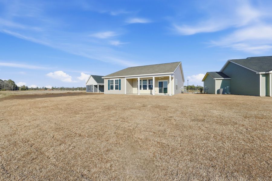 Representative exterior details of a home built from the Bailey II by Great Southern Homes in Southbridge, Sumter (Image 52). Representative exterior details of a home built from the Bailey II by Great Southern Homes in Southbridge, Sumter (Image 52).