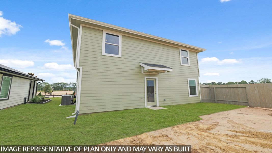 Representative exterior photo of a completed home built from the Franklin by D.R. Horton in Mill Creek, Magnolia, TX (Image 22). Representative exterior photo of a completed home built from the Franklin by D.R. Horton in Mill Creek, Magnolia, TX (Image 22).