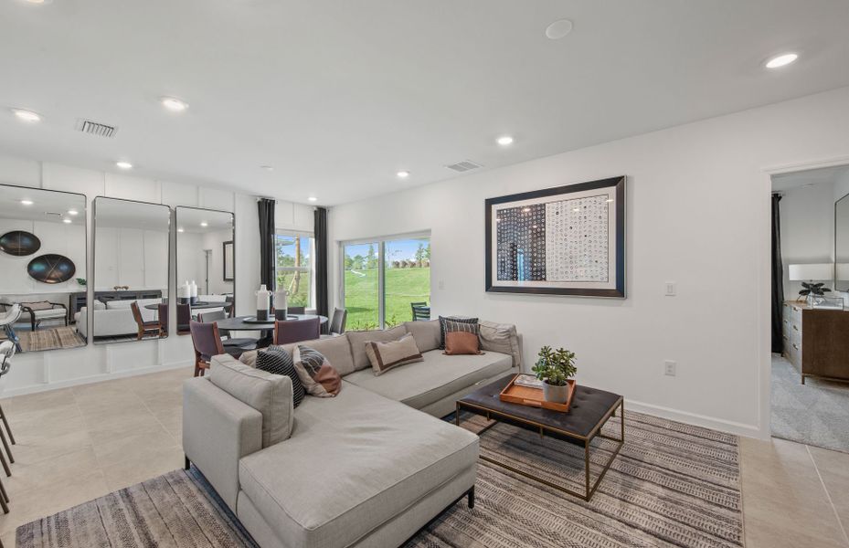 Furnished interior view inside a new home in Reagan Landing, Bradenton (Image 5).