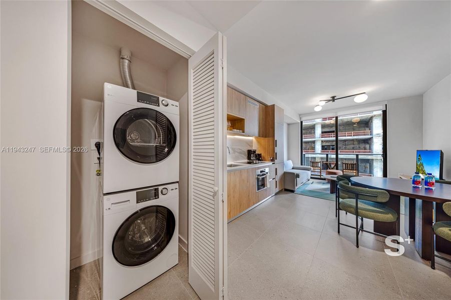 Furnished interior view inside a new home in , Miami (Image 12).