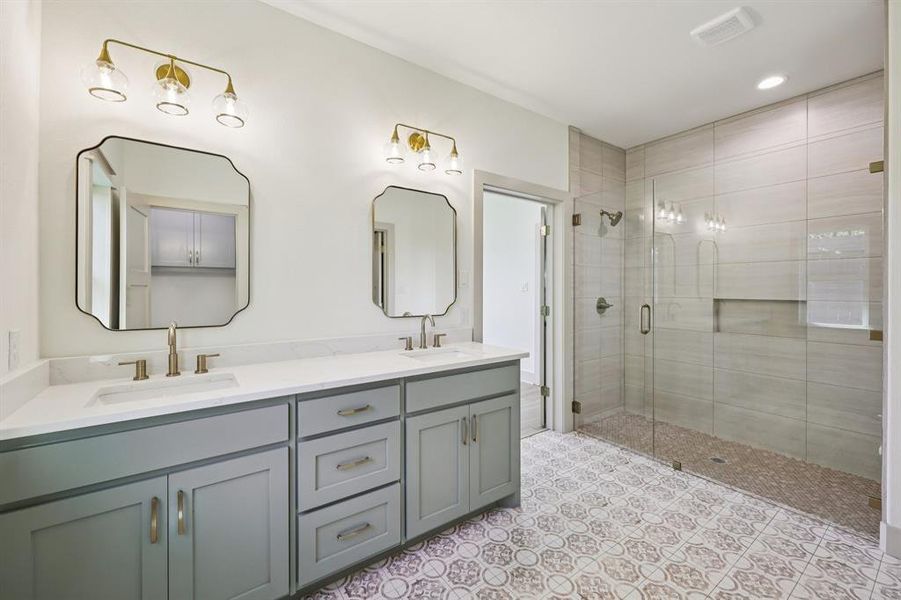 Furnished interior view inside a new home in , North Richland Hills (Image 10).